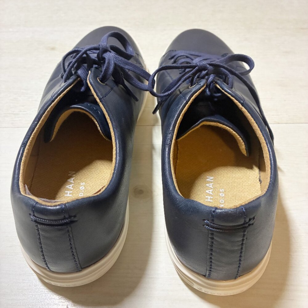 Cole Haan Men's Grand Crosscourt II Navy Leather Sneakers Size Style C2652 S-10M - Picture 2 of 5